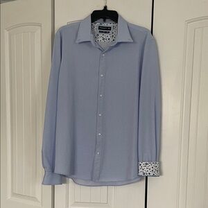 Denim & Flower Light Blue Dress Shirt